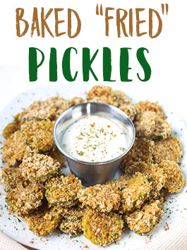 baked fried pickles