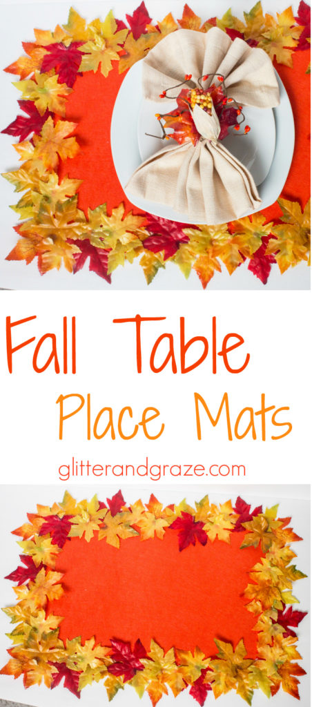 fall table place mats