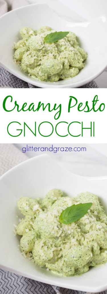 creamy pesto gnocchi