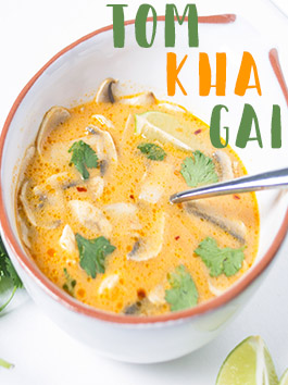 tom kha gai - coconut chicken soup