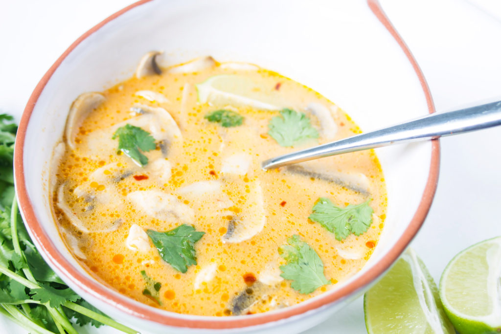 tom kha gai - coconut chicken soup