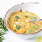 tom kha gai- coconut chicken soup