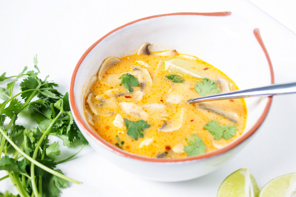 tom kha gai - coconut chicken soup