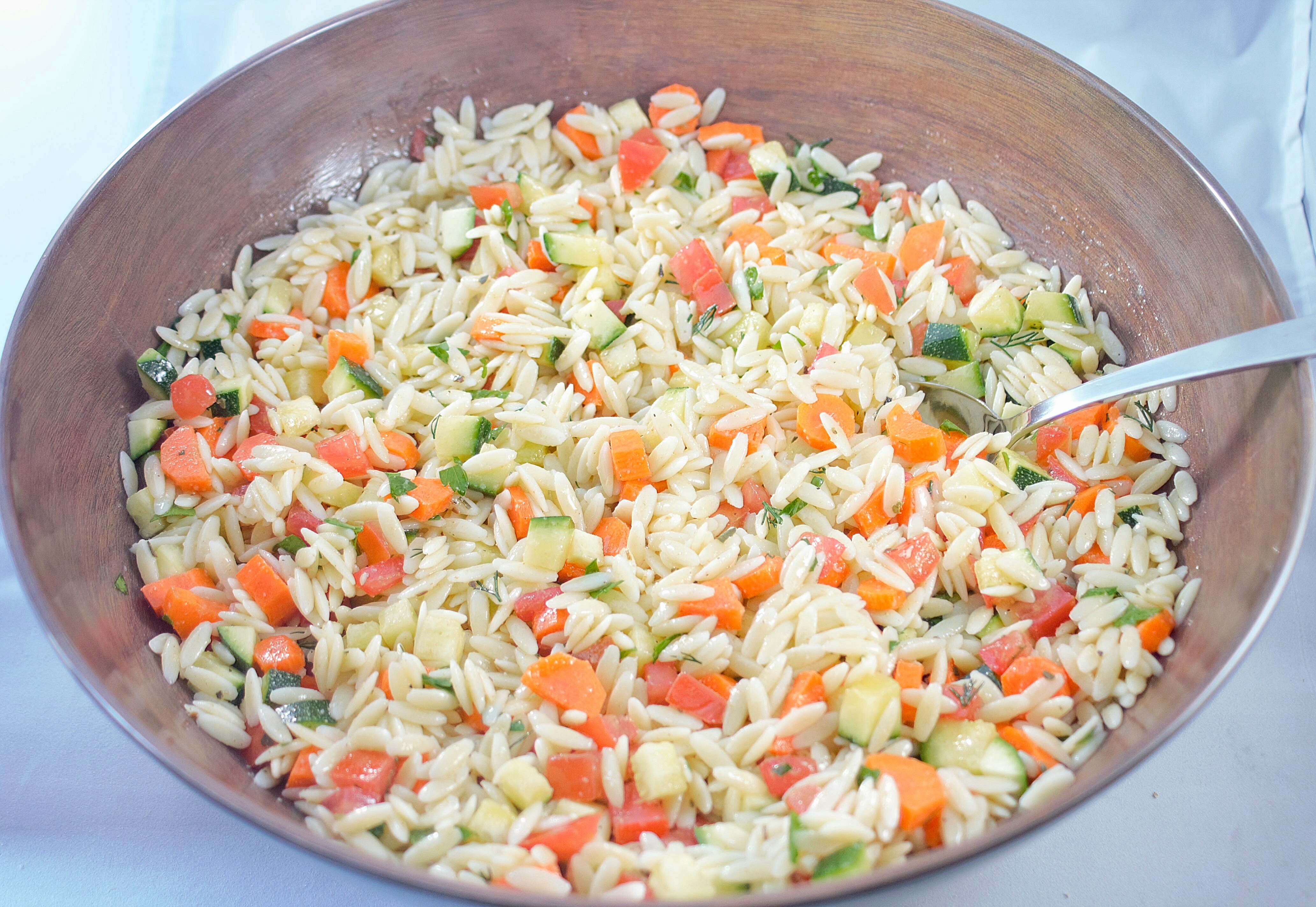 Orzo Vegetable Salad