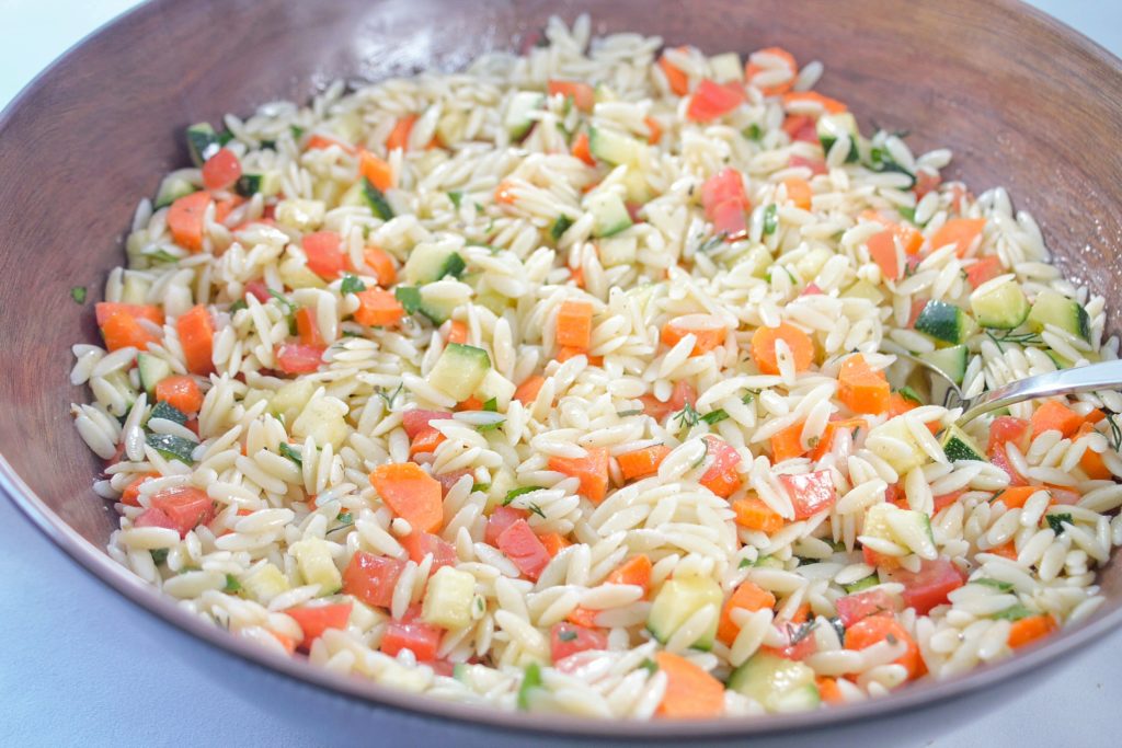 orzo vegetable salad