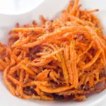 parmesan carrot shoestring fries