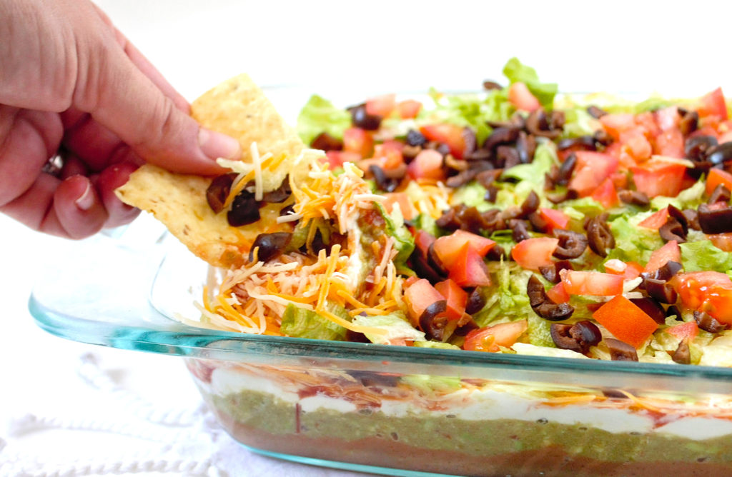 7 layer bean dip