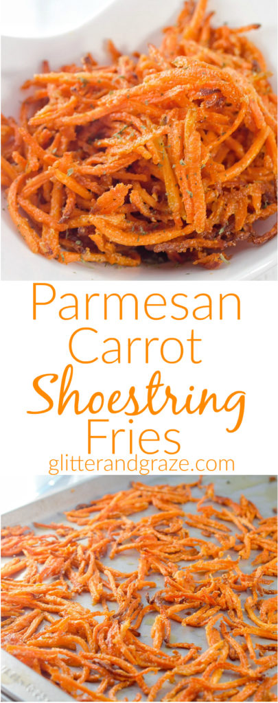 Parmesan carrot shoestring fries