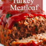 turkey meat loaf with red ketchup on top