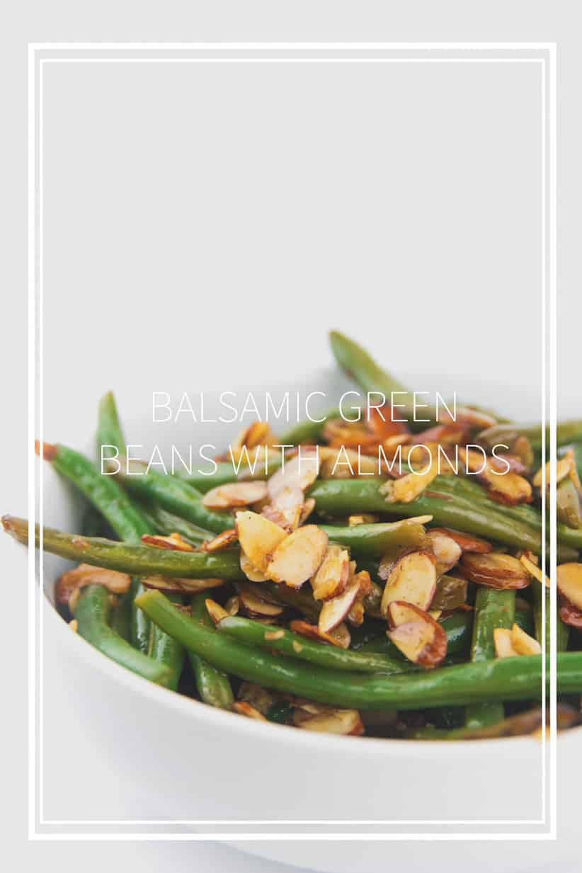 Balsamic Green Beans with Almonds