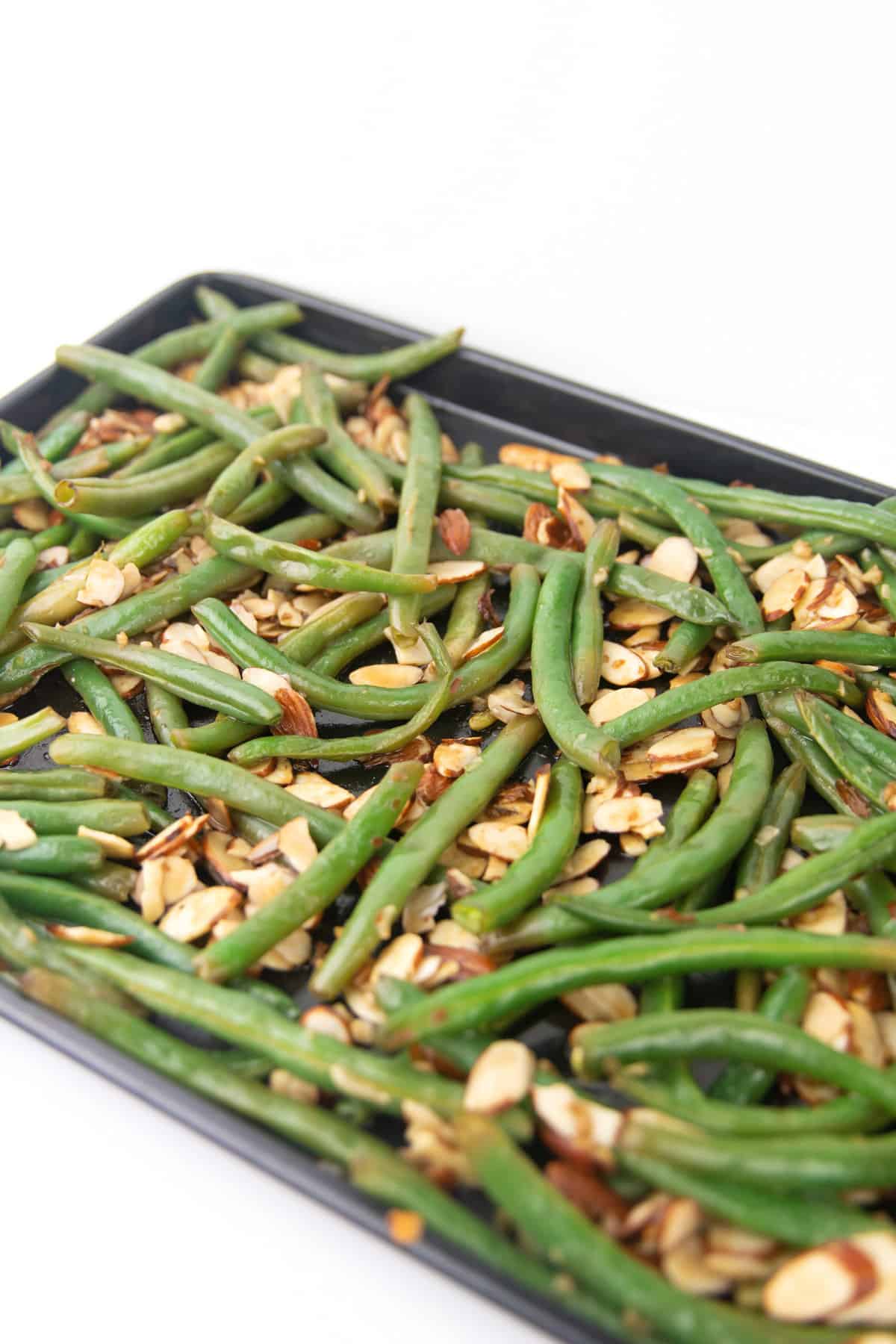 Balsamic Green Beans with Almonds Glitter and Graze