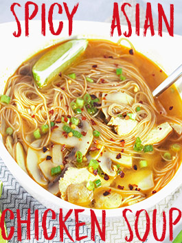 spicy asian chicken soup