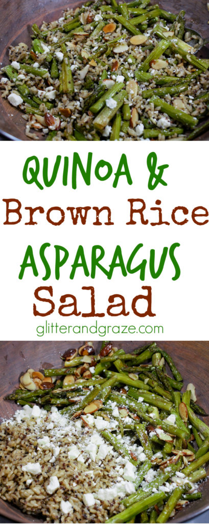 Quinoa and Brown Rice Asparagus Salad