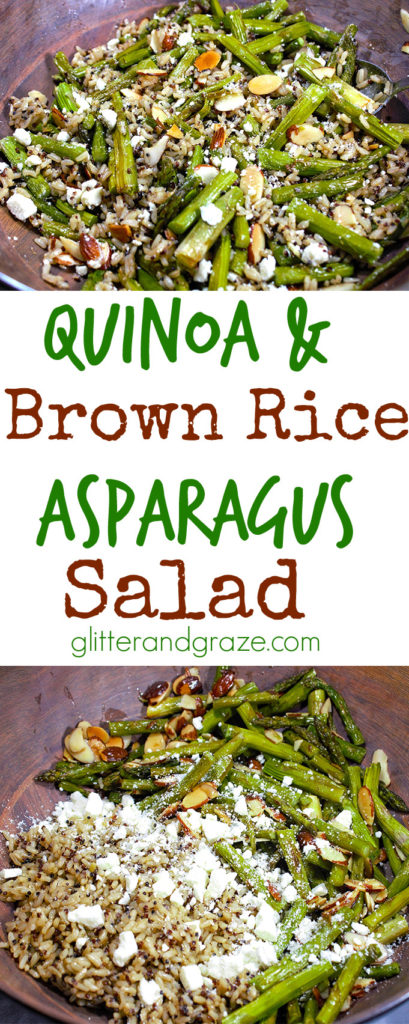 Quinoa and Brown Rice Asparagus Salad