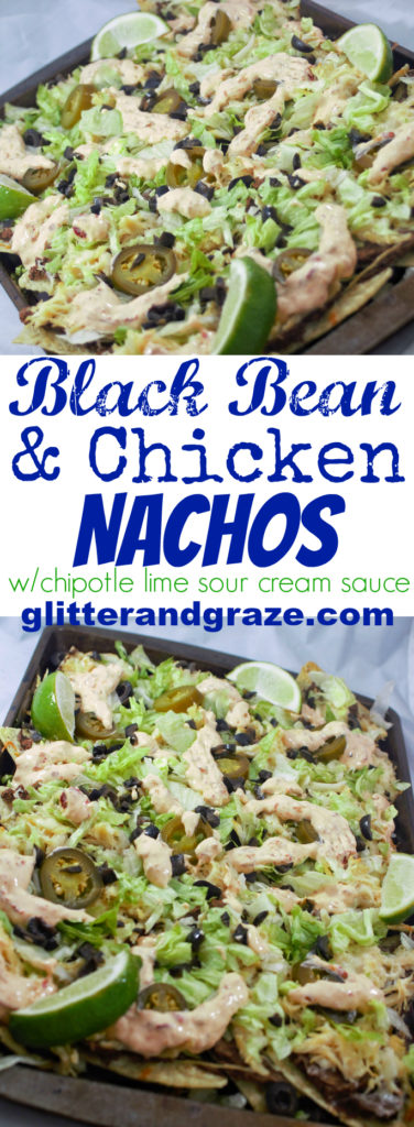 Black Bean and Chicken Nachos