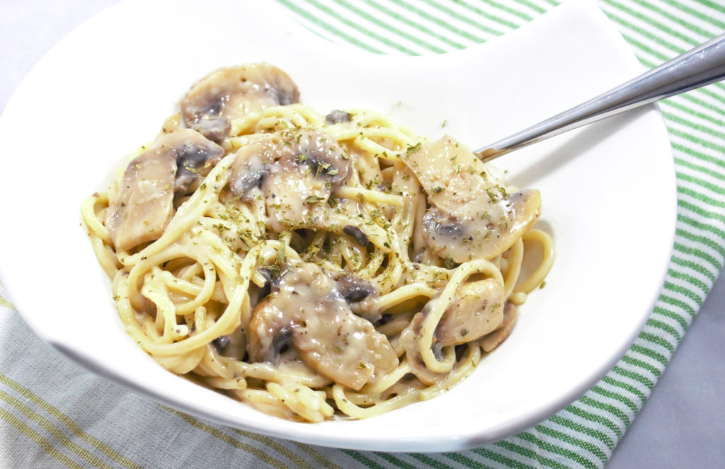 creamy mushroom pasta