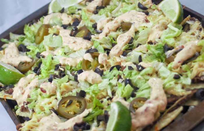 Black Bean and Chicken Nachos