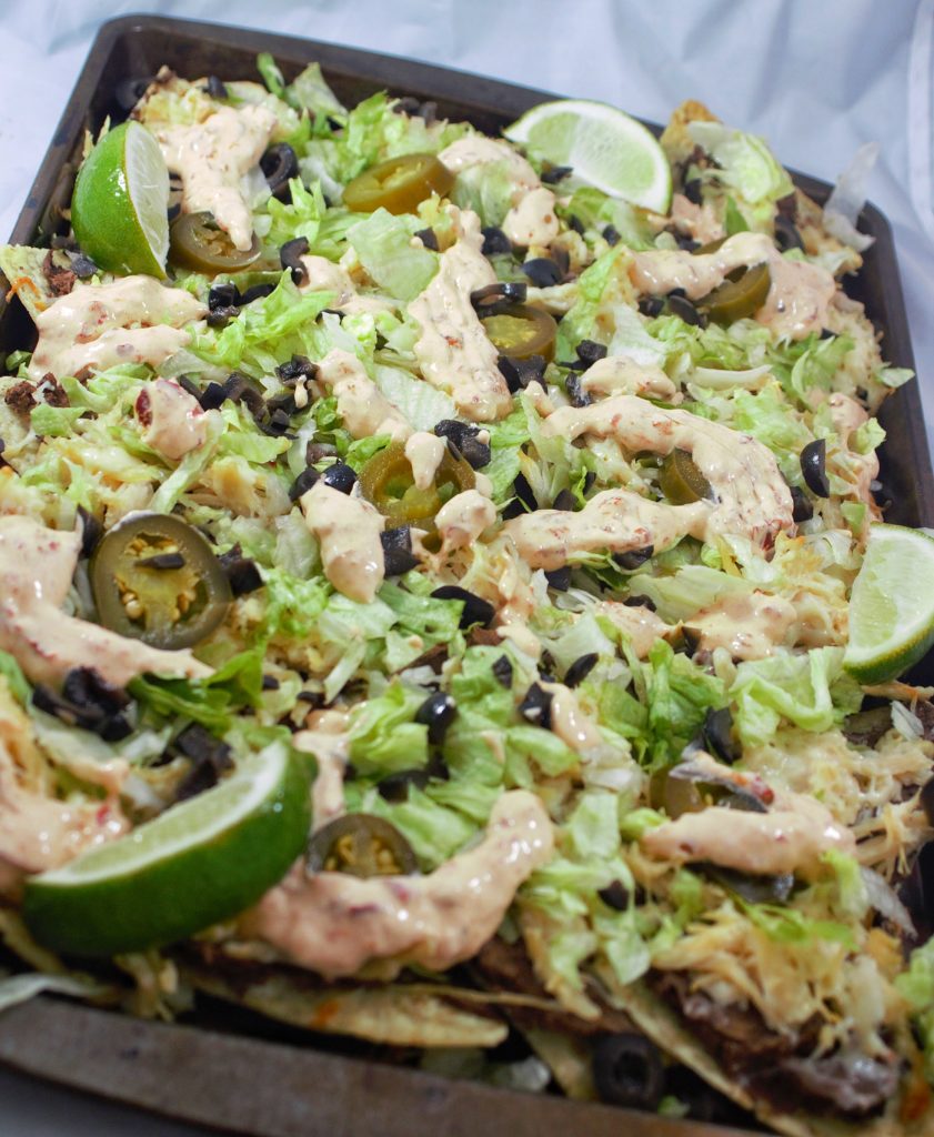 Black Bean and Chicken Nachos