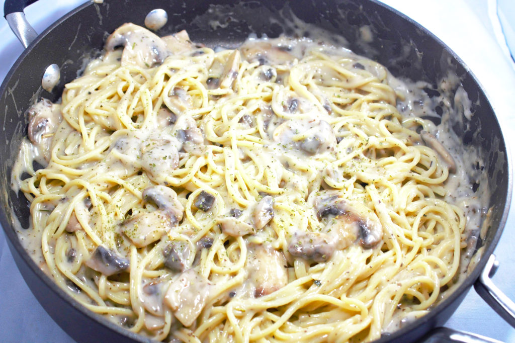 creamy mushroom pasta