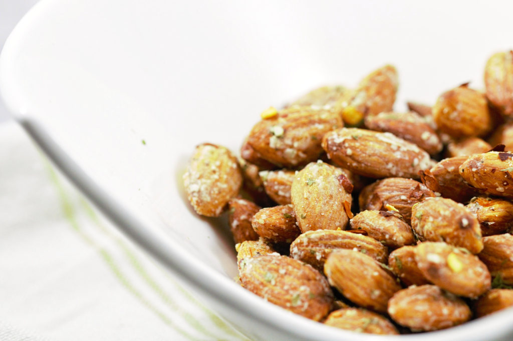 spicy Parmesan ranch almonds