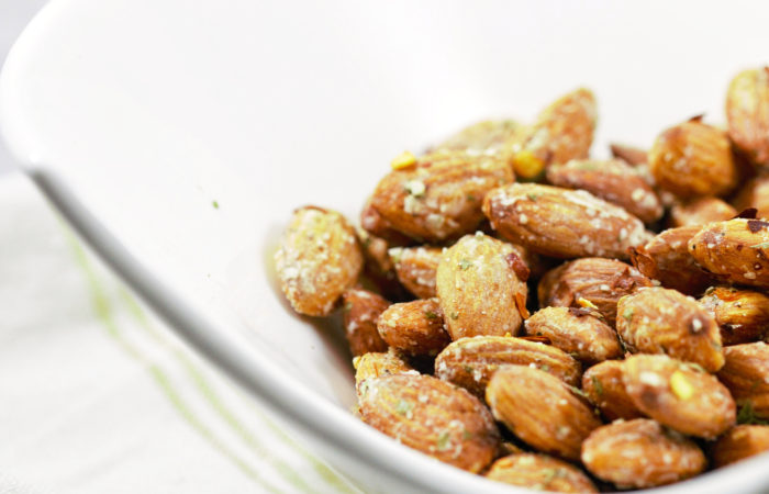 spicy Parmesan ranch almonds