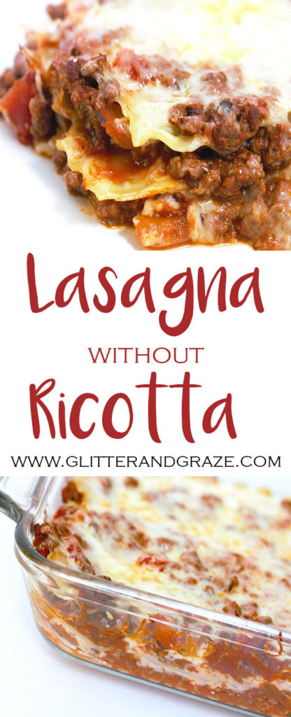 lasagna without ricotta