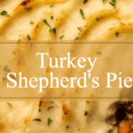 a cast iron with turkey shepard's pie