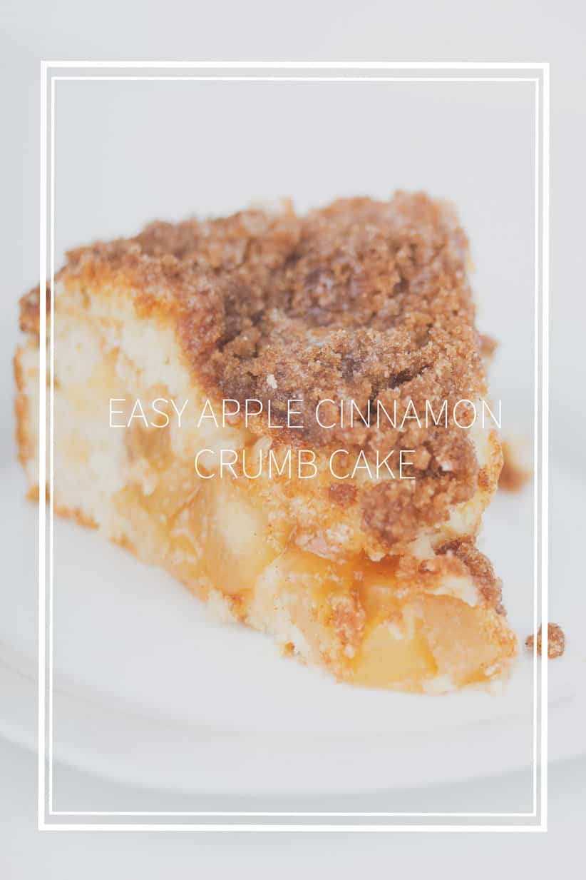 Easy Apple Cinnamon Crumb Cake