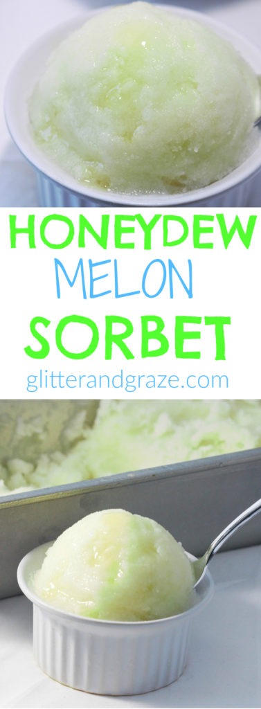 honeydew melon sorbet