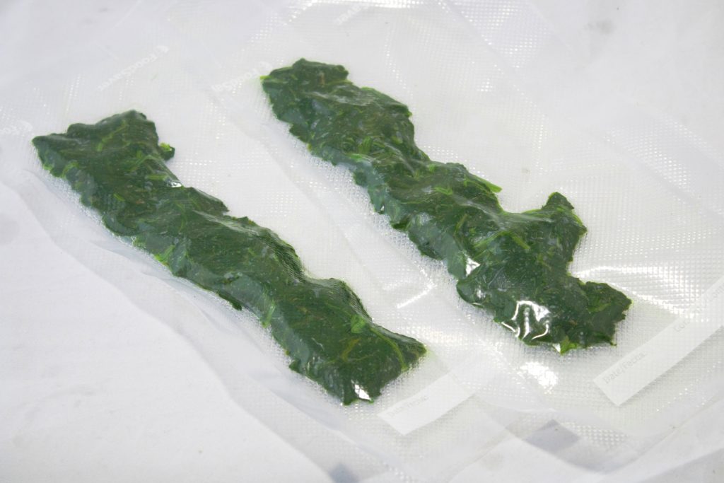 Freezing Spinach