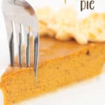 a piece of pumpkin pie on a white plate with leaf cut outs of crust