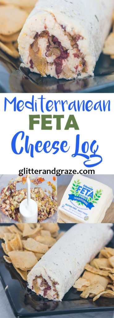 Mediterranean Feta Cheese Log