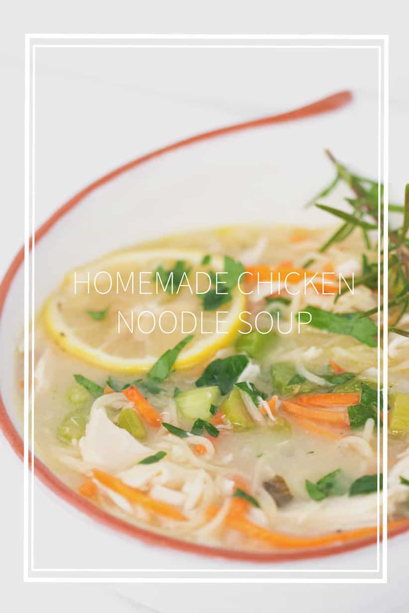 Homemade Chicken Noodle Soup