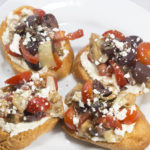 Mediterranean Bruschetta with whipped feta