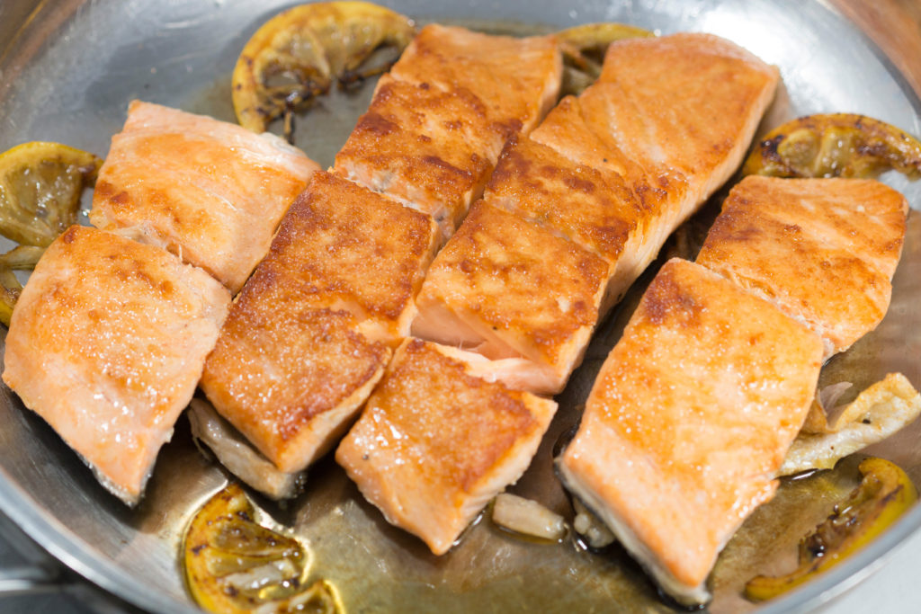 pan seared salmon