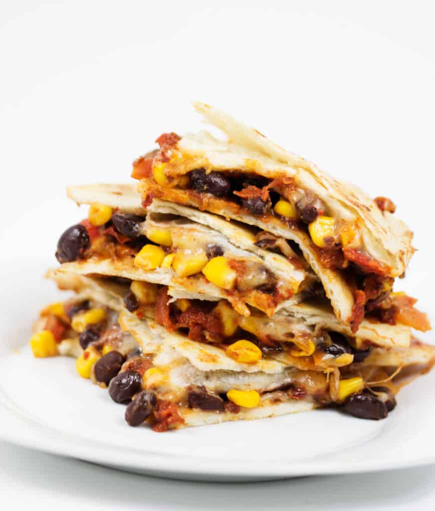 Chipotle Corn and Black Bean Quesadillas