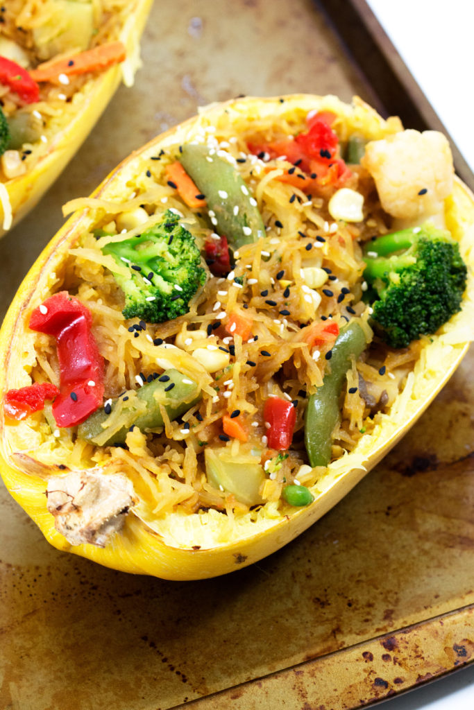 Spaghetti Squash Stir Fry