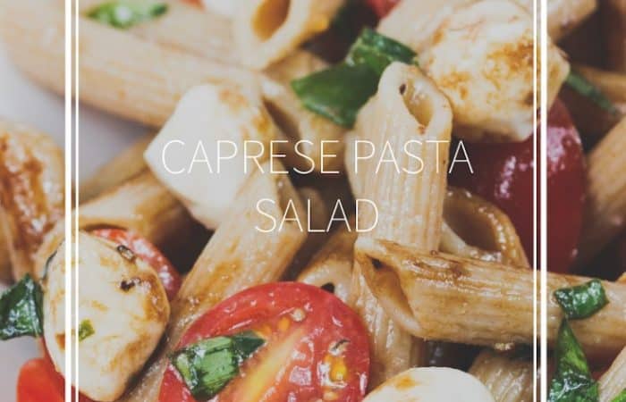 caprese pasta salad
