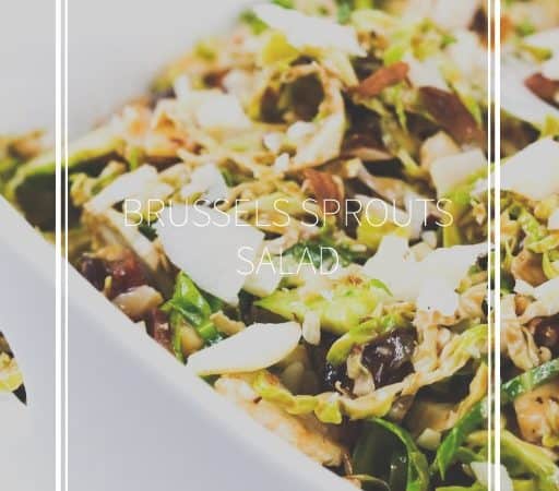 Brussels sprout salad