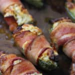 Bacon wrapped ranch chicken poppers
