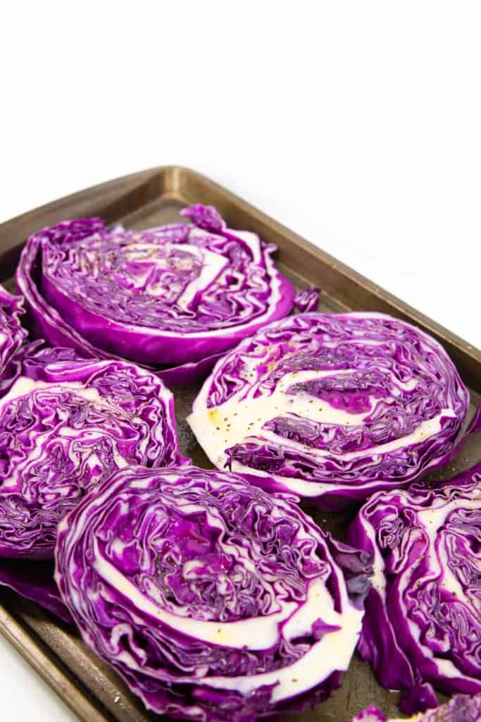 cabbage steaks with balsamic dressing