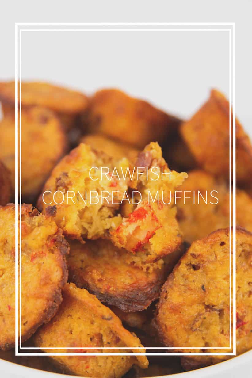 Crawfish Cornbread Muffins