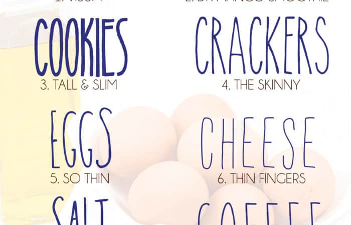 faded picture of eggs and oil with a collection of free tall and skinny fonts