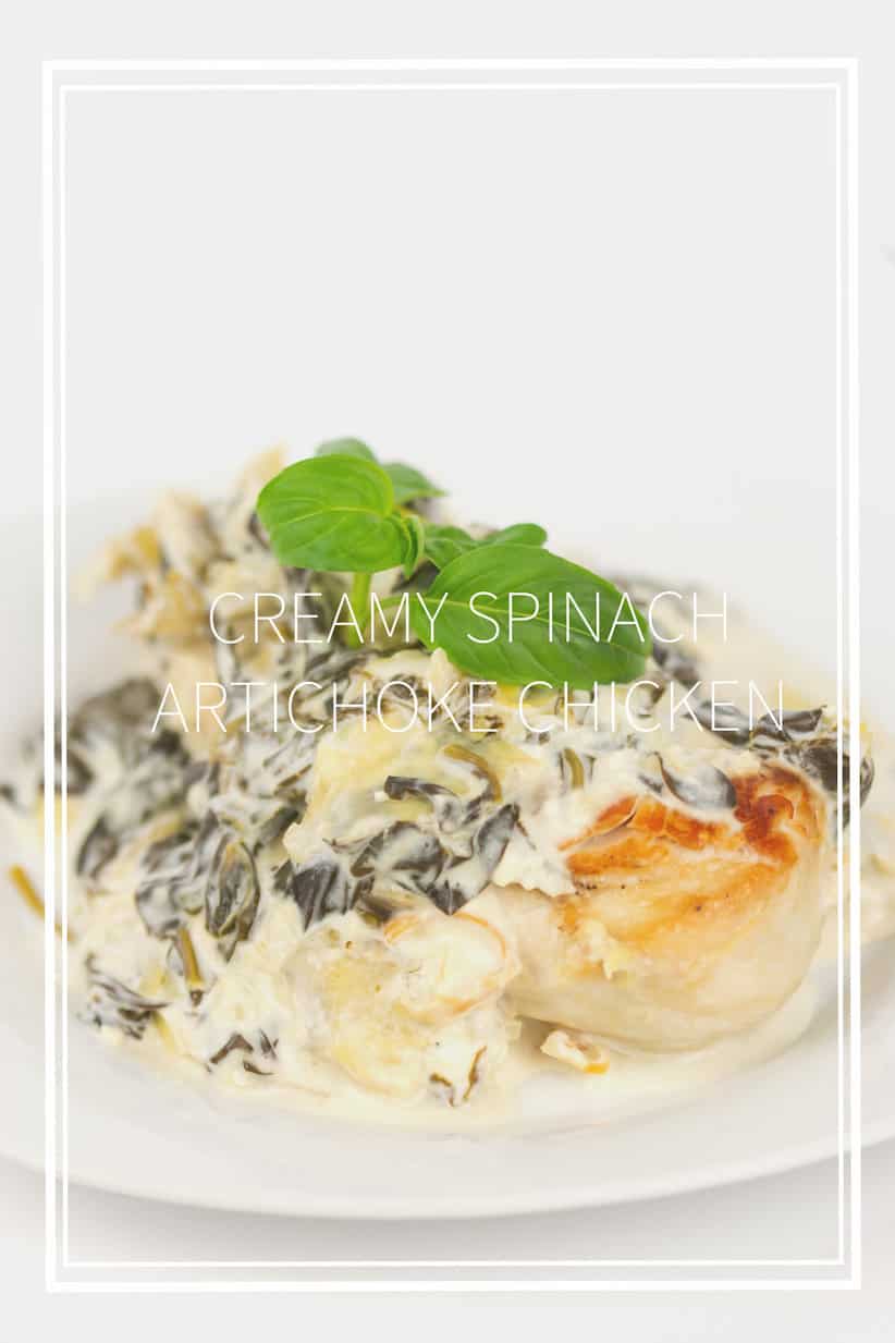 Creamy Spinach Artichoke Chicken