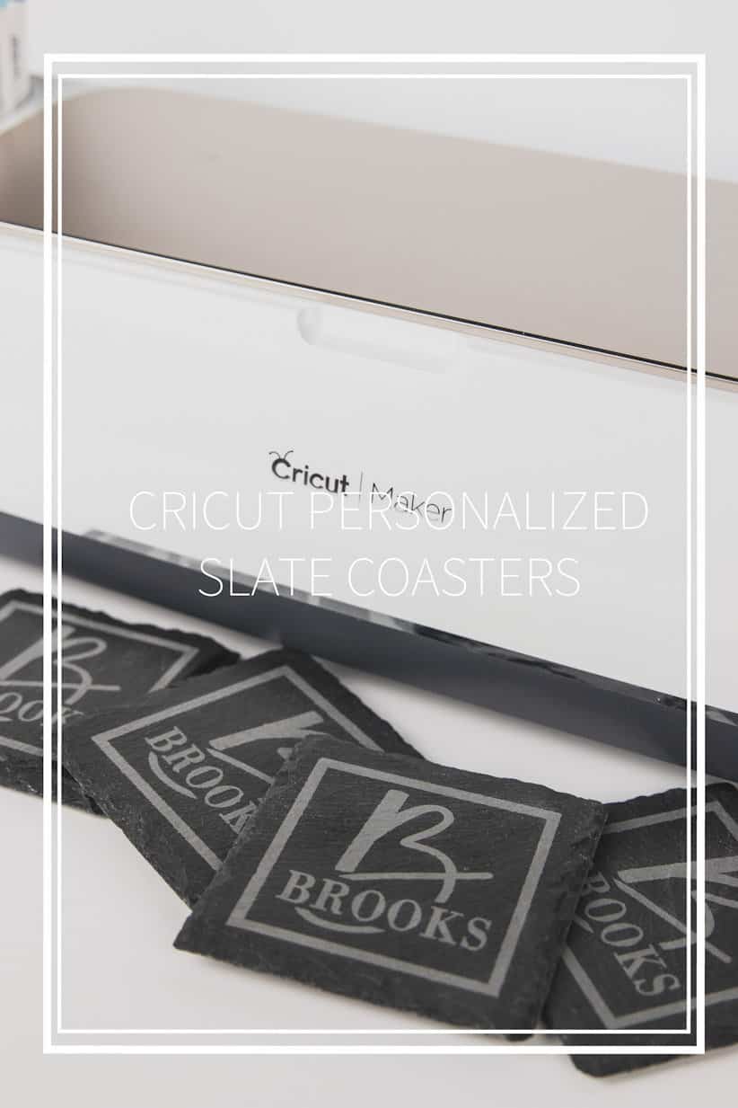 Cricut Personalized Slate Coasters