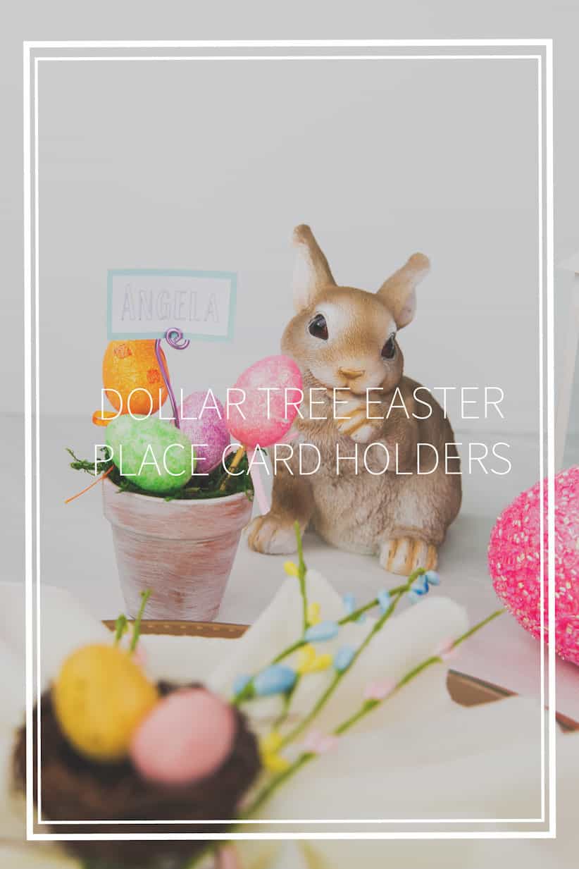 Dollar Tree Easter Place Card Holders
