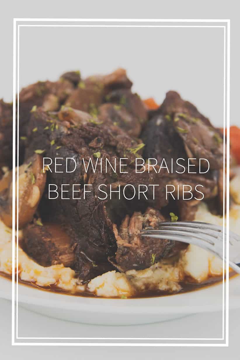 Red Wine Braised Beef Short Ribs
