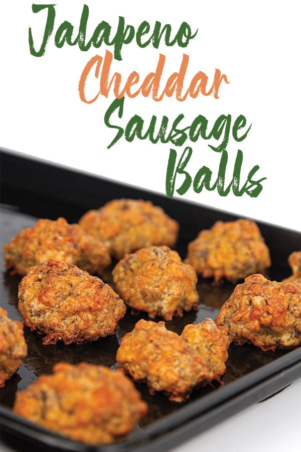 Jalapeno Cheddar Sausage Balls Glitter and Graze