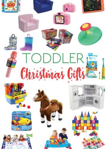 a collection of toddler christmas gifts you can get off amazon