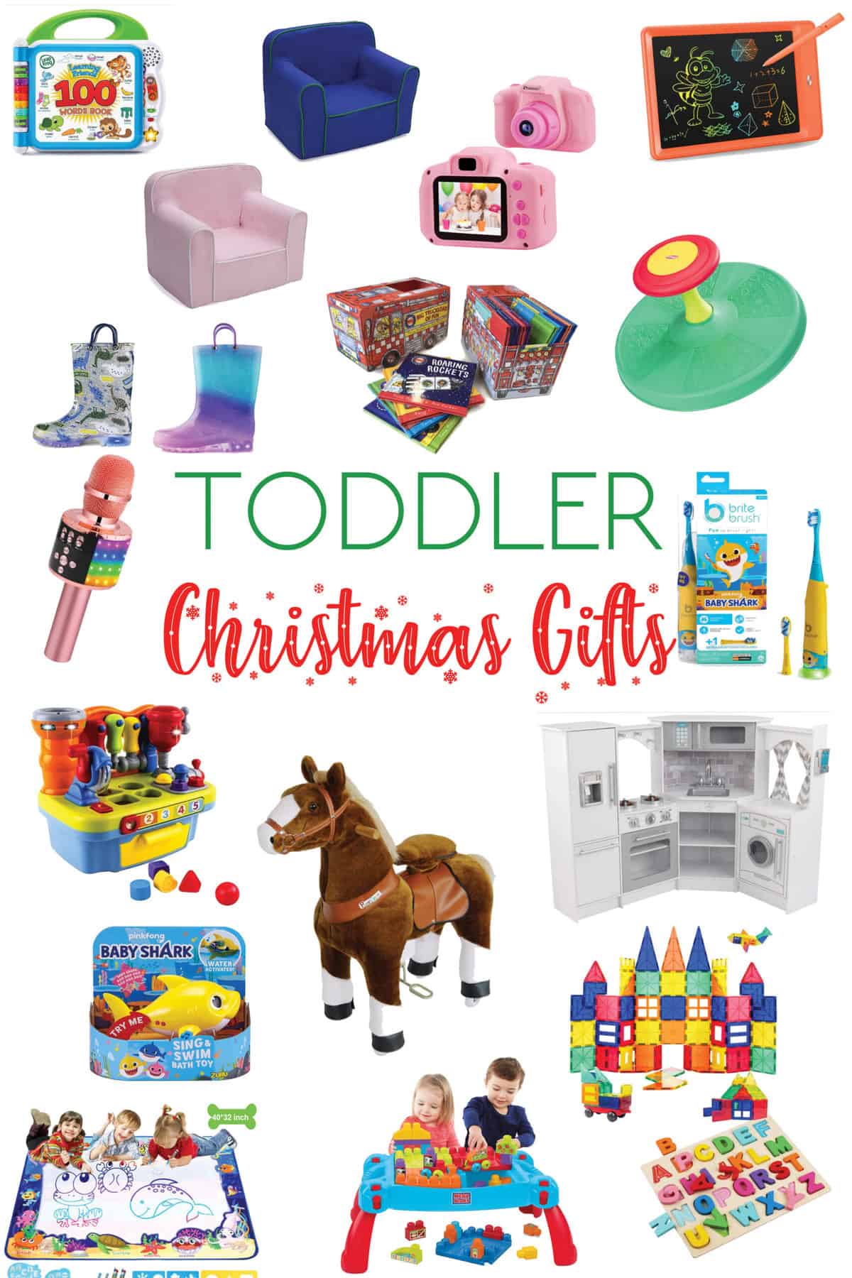 Toddler Christmas Gifts Glitter and Graze